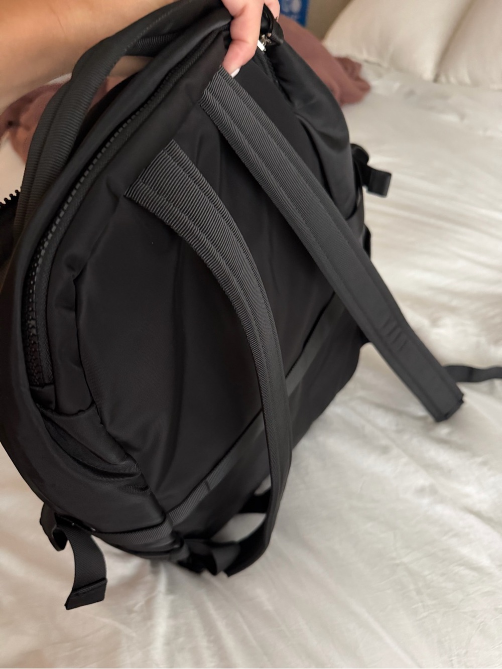 Classic Black Men's Backpack - Everyday Carry - Picture 2 of 3
